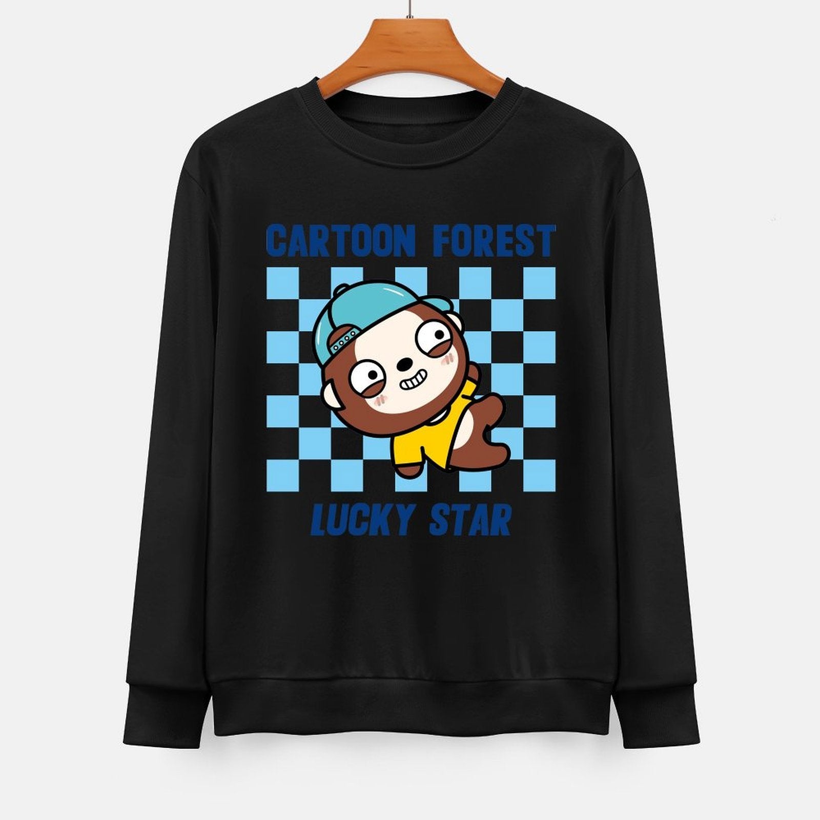 Front Patterned Long Sleeve TopClean EasyStyle